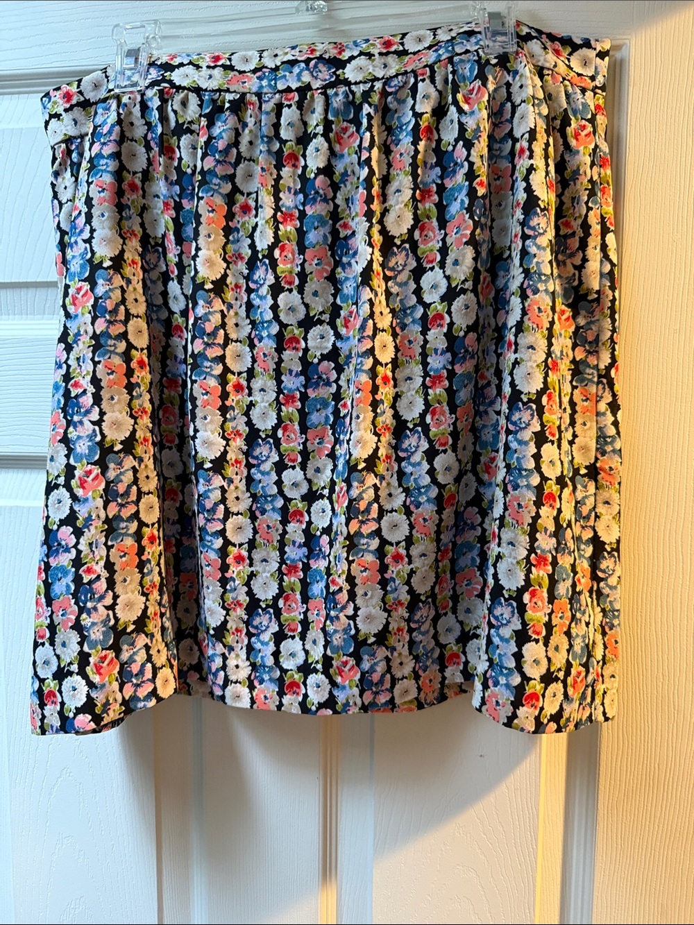 Floral Black Dart Women's Skirt J. Crew